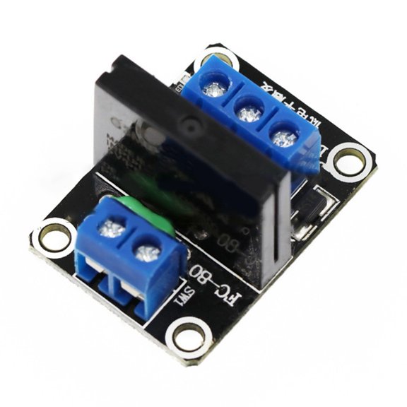 TeeRees 1Pc 12V 1/2/4/8 Channel Solid State Relay Module with Fuse Protection Function for Plc Automation Control Iot Applications,A