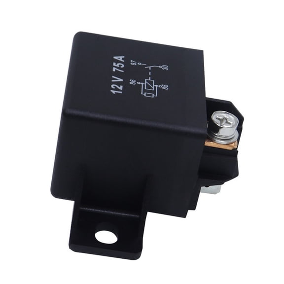 TeeRees 1Pc 75A 12/24V Start Relay Single Pole Double Throw (Spdt) for forklifts Machinery Equipment Accessories,24V