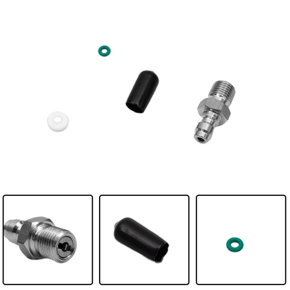 TeeRees 1Pc - 8mm Male Thread Quick Connection Valve Pcp Fill Nipple Plug M10/1 Uk