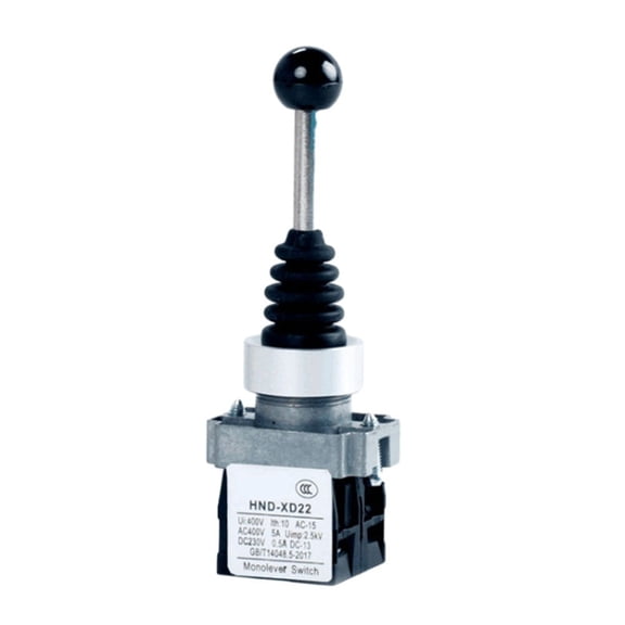 TeeRees 1Pc Joystick Controller Rotary Cross toggle Switch for Electronic Control Applications 2 Position And 4 Position,2 Position Momentary