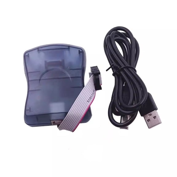 TeeRees 1Pc Usb Avr Isp Programmer High-Speed DownloADing & Compatible with Avr Studio for Avr Devices with Isp Or Pdi interfACes,Stk500
