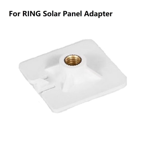 TeeRees 1Pc Weatherproof Gutter Mount Bracket with Screw Adapter Adjustable Special Monitoring Bracket for Security Cameras Solar Panel,Adapter C