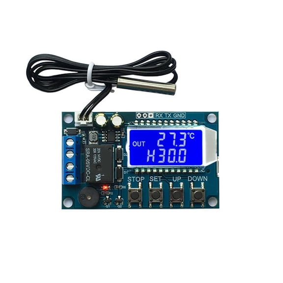 TeeRees 1Pc Xy-T01 Digital High Thermostat Heating Temperature Controller Module for Smart Homes Industrial Equipment Accessories