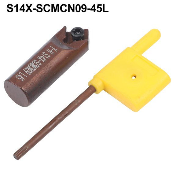 TeeRees 1Pcs S14X Scmcn09 Scacr09 Scacl09 45L- 85L Cnc Turning Tools Tool Holder S14X-SCMCN09-45L