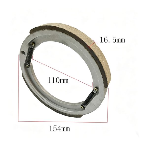 TeeRees 1Pcs for 2#3#4# Milling Machine Brake Parts,Ring Machining Brake PAD,Brake Block A