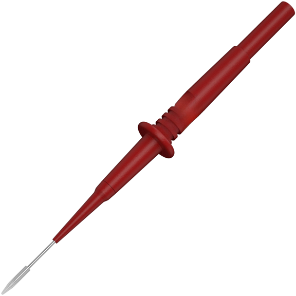 TeeRees 1mm Electrical Test Probe with 4mm Banana Connection Connector Flame Retardant,Red