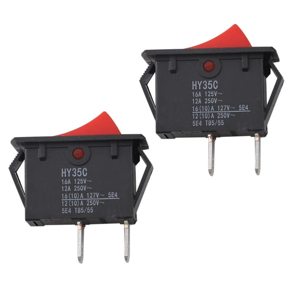 TeeRees 2-Pin Switch As Shown in The Picture Hy35C Pushbutton Switch industrial And Household Use Long-Lasting Performance