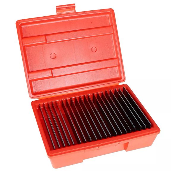 TeeRees 20 Pairs Parallel Plate Set 1/32" 6" Steel Parallel Parallels 0.0001" Hardened Ultra Thin Cnc Metalworking Manufacturing tools