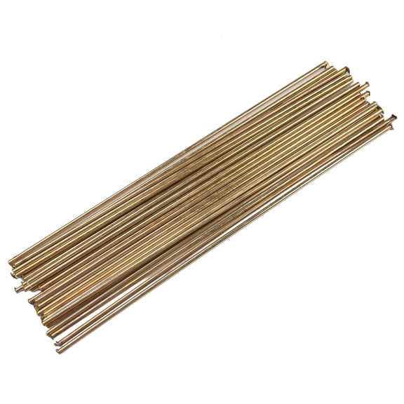 TeeRees 25Pcs Brazing Rods Brass Solder Welding Rod for Oxyacetylene Gas Welding 3.0mm