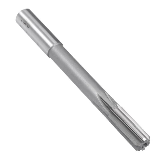 TeeRees 38 inch Chucking Reamer Hss H7 with Six Straight Flutes Suitable for Milling