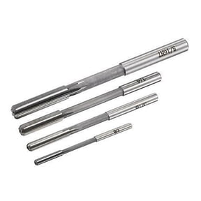 TeeRees 4PCs Chuck Reamer H7 Hss 6 Straight Blade Machine Reamer 16/24/26/32mm Chuck Reamers Speed Steel Rotating Power tools Kits