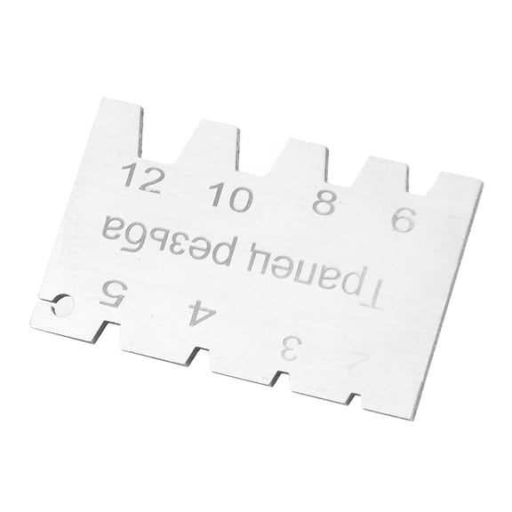 TeeRees 4Pcs Angle Measurement tool Angle Gauge Nickel-Plated Thread Cutting Angle Gauge Gauge Measuring tool,Tpaneu