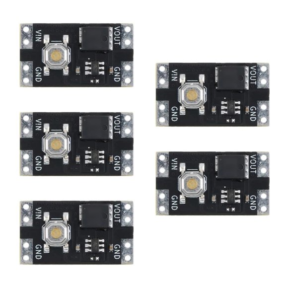 TeeRees 5-PACk 10A Single-Button Switch Xl-10Ah/Xl-10Al Low Power Consumption,Xl-10Al