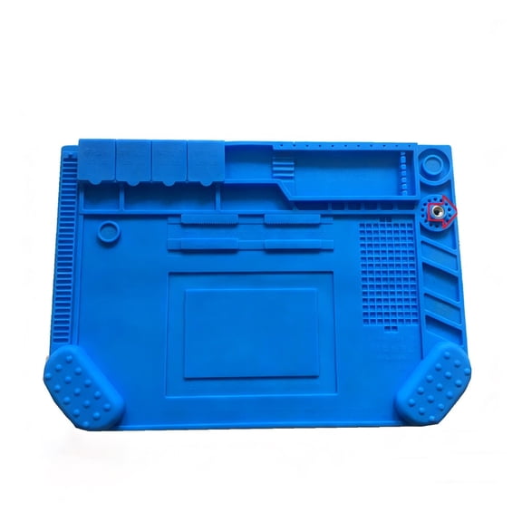 TeeRees A-500 Soldering Mat Heat Resistant Work Mat Soldering Station Kit Silicone Pad