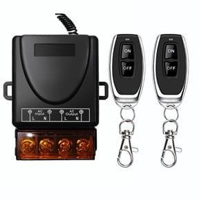TeeRees Ac 220V Switch General Remote Control Effortless Setup Strong Signal Penetration