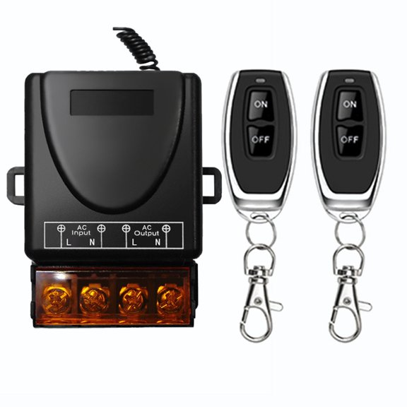 TeeRees Ac 220V Switch General Remote Control Effortless Setup Strong Signal Penetration