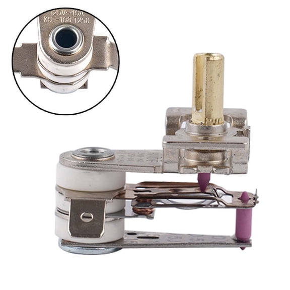 TeeRees Adjustable Temperature Switch Heating Bimetal Thermostat Kst-168 for Electrical Equipment tool Accessory