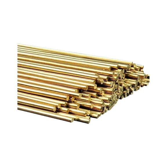 TeeRees Brass Brazing Rods for Welding 25Pcs Bundle, Perfect for Copper Alloy, Carbon Steel, And Alloy Steel Welding, Diy Projects 1.6mm