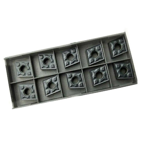 TeeRees Carbide inserts 10Pcs Cnmg 432Tf Ic907 for Precision Lathe Turning with Strong Resistance And Long Service Life