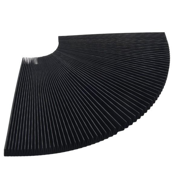 TeeRees Cnc Milling Machine Flexible Guard Dust Cloth Three-Proof Cloth Protective Flat Accordion Bellows Cover Tools 190mm