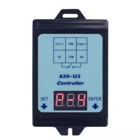 TeeRees DC 6-80V Voltage Monitoring Relay Time Delay Controller A30-U3 for Overvoltage Protection And Load Discharge Control tool