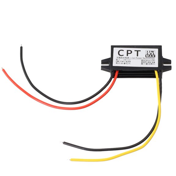 TeeRees DC/DC Step Down Converter Regulator 12V to 5V 3A 15W Stepdown Power Supply