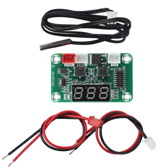 TeeRees Dc12-24V Radiator Temperature with Digital Display Temperature Control Switch
