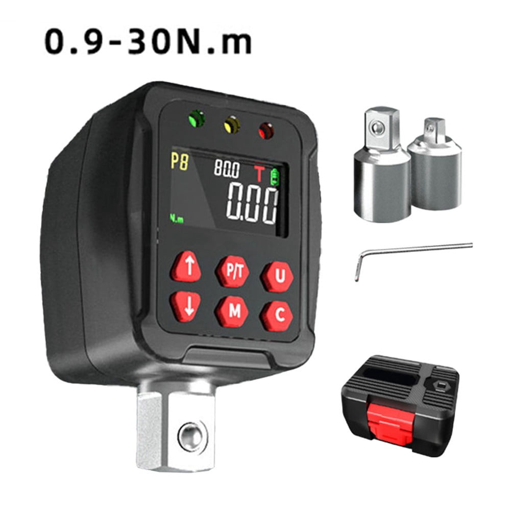 TeeRees Digital Torque Adapter 1/2 Inch Drive, Electronic Torque Meter ...