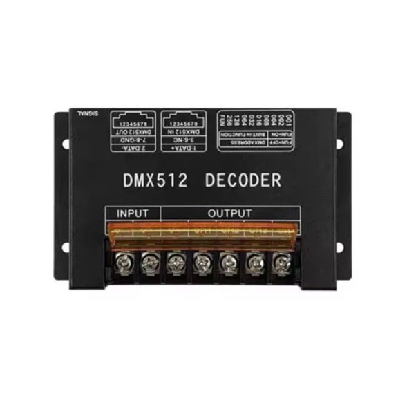 TeeRees Dmx512 Controller 4 Channel Rgb Rgbw Led Decoder Synchronous Control System
