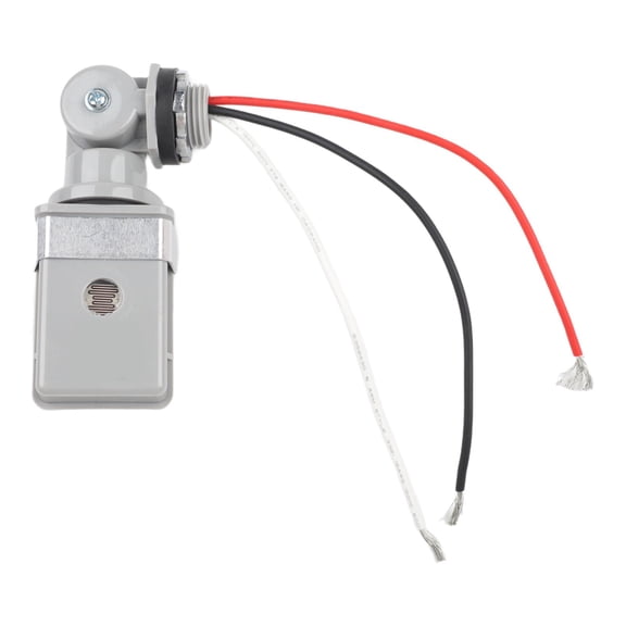 TeeRees Dusk to Dawn Switch Automatic Light Switch Built-In Delay Function Ip54 Waterproof Rating Awg 16 Lighting Control System