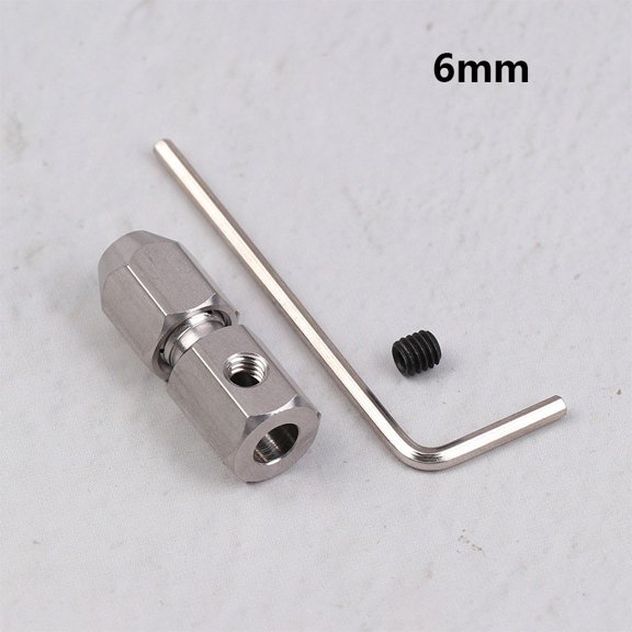 TeeRees Electric Rc Boat Flexible Coupler 3 17mm Stainless Steel Motor Connector,6mm