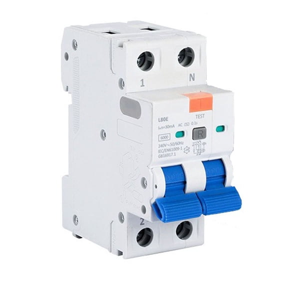 TeeRees Electrical Safety Fi Circuit Breaker 6Ka Breaking Capacity Din Rail Mounting