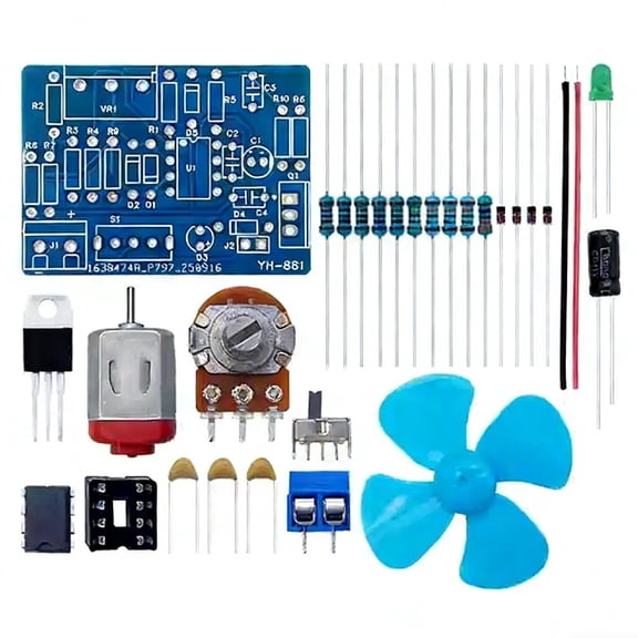 TeeRees Electronics Training Kit Lm358 Dc Motor Speed Controller Soldering Project,Kit