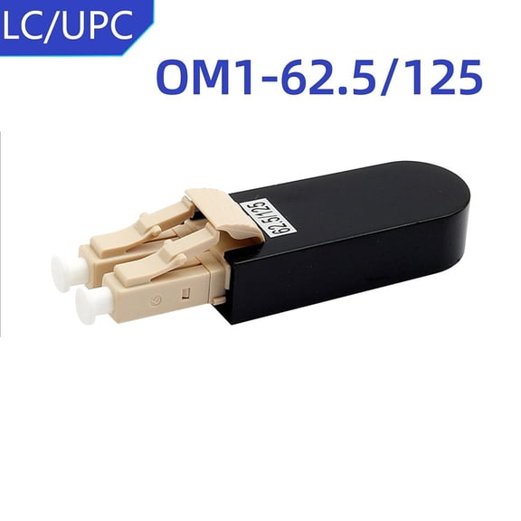 TeeRees Fiber Loop BACk Sc-Upc Lc/Upc Fiber Optical LoopbACk ADapter Single Mode Sm/mm Om3 Om4 Double Sc-Optical Fiber Connector,Om1 62.5/125