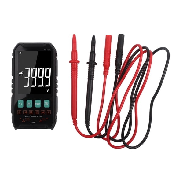 TeeRees Fy106B Digital Multimeter 600V/4A Ac/Dc Voltage Current Va Lcd Screen Multimeter for Test Measurement tool Accessory