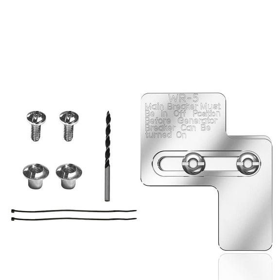 TeeRees Generator interlock Kit for Murray 7 8 And 1 1 4 SpACing 100 Amp Panels