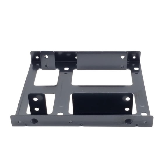 TeeRees Hard Drive Mounting Bracket Double Layer Iron Frame for 2.5 to 3.5 inch