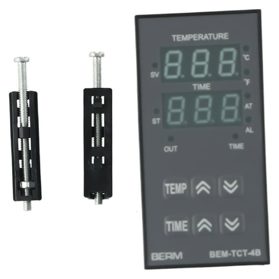TeeRees Heat Press Machine Digital Thermostat Bem Tct 4B Kr Time Temperature Controller Built In Buzzer Precision Circuit Board