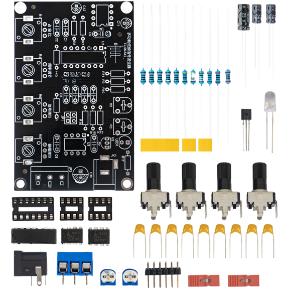 TeeRees Icl8038 Signal Generator Kit for Electronic Testing Sine Square Triangle,A