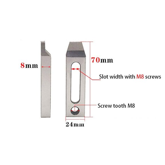 TeeRees Jig Holder Edm Wire Clamp Stainless Steel Construction Stable Clamping B
