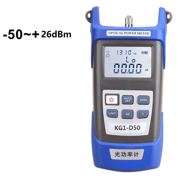 TeeRees Kg1 Portable Optical Power Meter Supporting 9 Key Wavelengths including 1310Nm 1490Nm 1550Nm And 1577Nm for Gpon Testing,-50+26Dbm