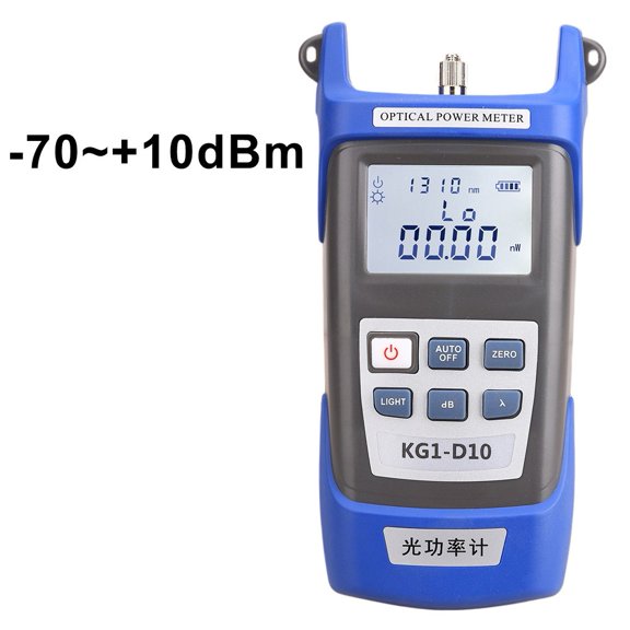 TeeRees Kg1 Portable Optical Power Meter Supporting 9 Key Wavelengths including 1310Nm 1490Nm 1550Nm And 1577Nm for Gpon Testing,-70+10Dbm