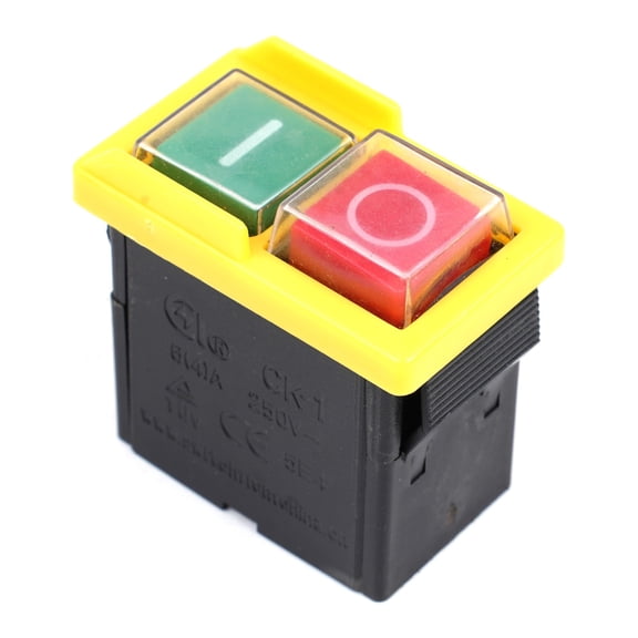 TeeRees Magnetic Push Button Safety Switch Machine New Switches 50X49mm on Off Saw Cutter Waterproof Hot Sale Brand New