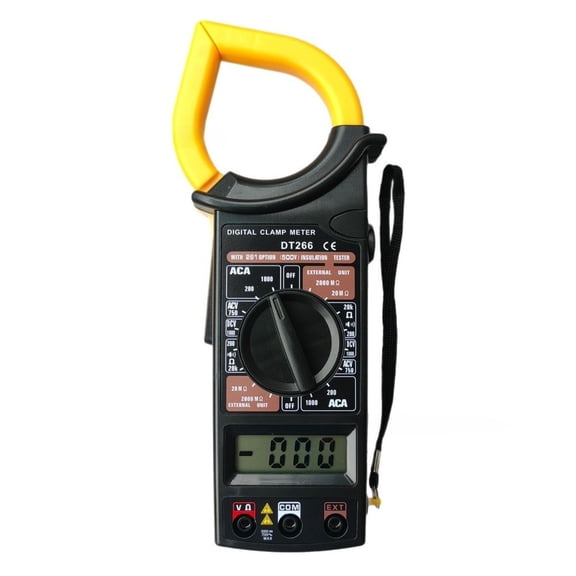 TeeRees Measuring Digital Clamp Meter Ac 1000A Ammeter Multimeter with Test Leads