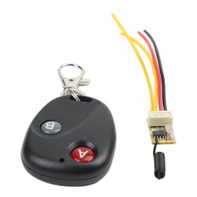 TeeRees Mini Rf Wireless Remote Relay Switch Dc3 5V to 12V with on Off Function,A