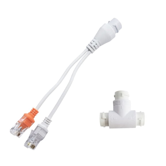 TeeRees Poe Splitter Designed for Ethernet Network for Security Systems