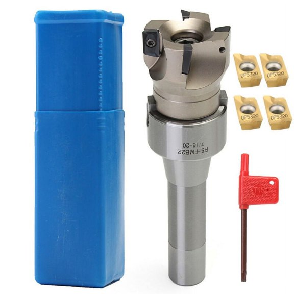 TeeRees R8 Fmb22 Arbor 400R 50mm Face End Mill Shell Cutter +Apmt1604 inserts Cutter Kit Durable tool Parts Accessories