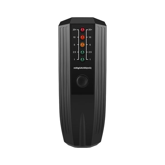 TeeRees Radiation Tester 167 * 65 * Dosimeter Geiger Counter Emf Electromagnetic Tester Emf Meter 50/60Hz Radiation Detector, Black, 37mm