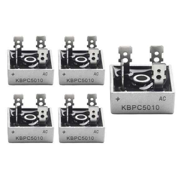 TeeRees Rectifier - Kbpc5010 - 1000V/50A - Single Phases 28.55*28.55*24.1mm 5Pcs