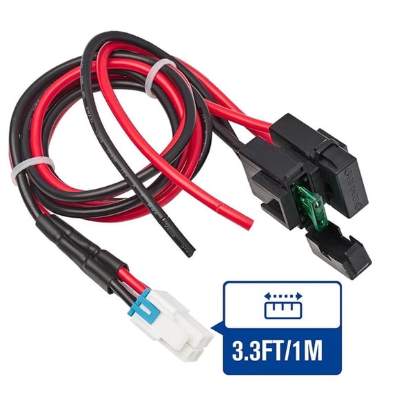 TeeRees Reliable Wave Radio Power Cable 1M 30A for Icom Ic7000 Ic7600 Ft450 Ts480 with Environmentally Friendly Materials